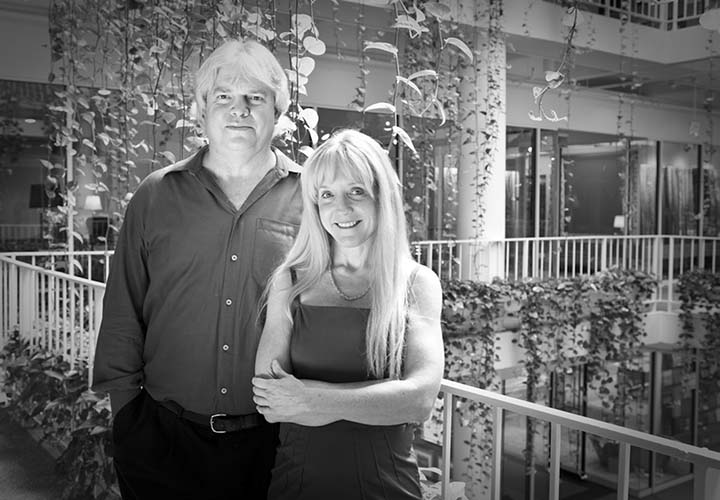 Randy Massey, founder of Electronic Home, and his wife Terry.